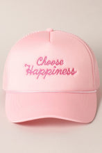 Load image into Gallery viewer, Choose Happiness Embroidered Hat
