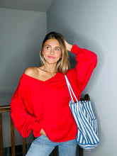 Load image into Gallery viewer, Striped Tote Bags
