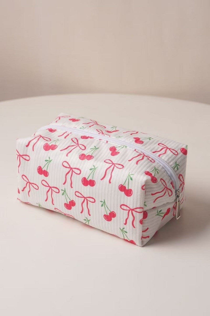 Patterned Makeup Pouch