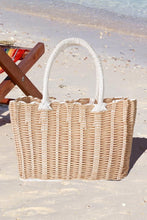 Load image into Gallery viewer, Basket Weave Tote Bag
