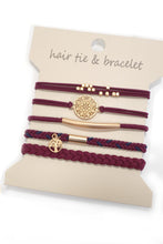 Load image into Gallery viewer, Boho Bracelet Hair Ties
